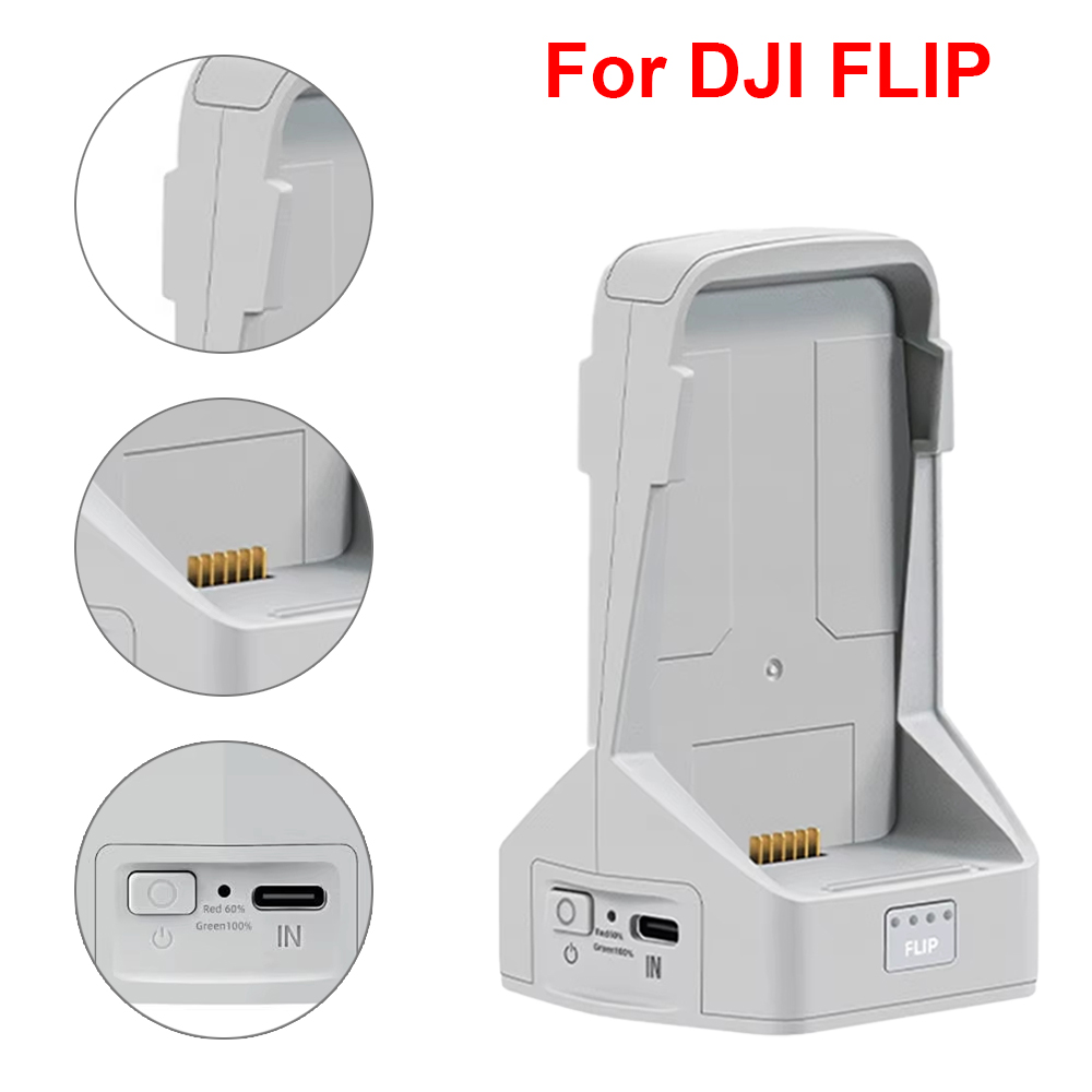 Battery Charger For DJI Flip T - огляд і ціна Drone Battery Adapter
