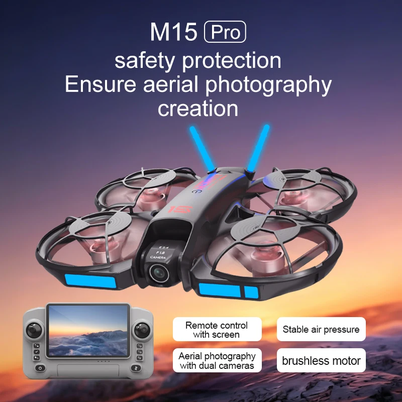 2026 New M15 FPV Drone with Sc - огляд і ціна Drone Controller Screen