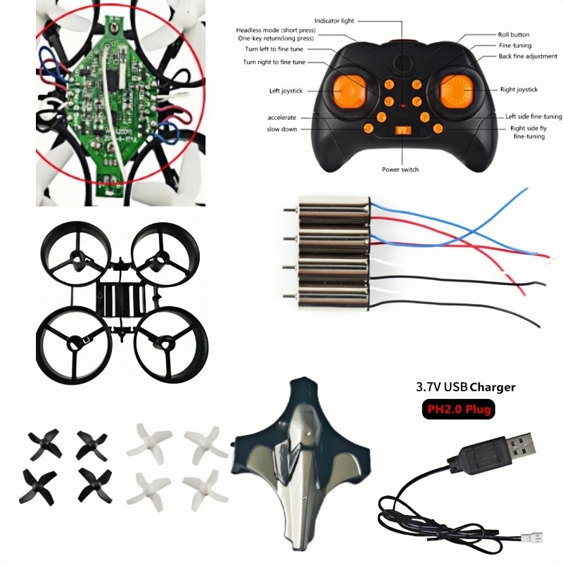 Complete DIY Drone Kit 2.4G 6A - огляд і ціна Drone Battery Adapter