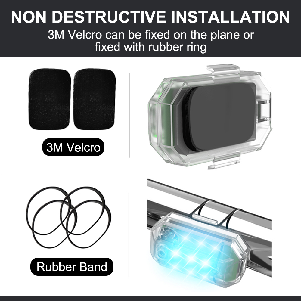 2PCS Airplane Strobe Light Mot - огляд і ціна Drone Strobe Light